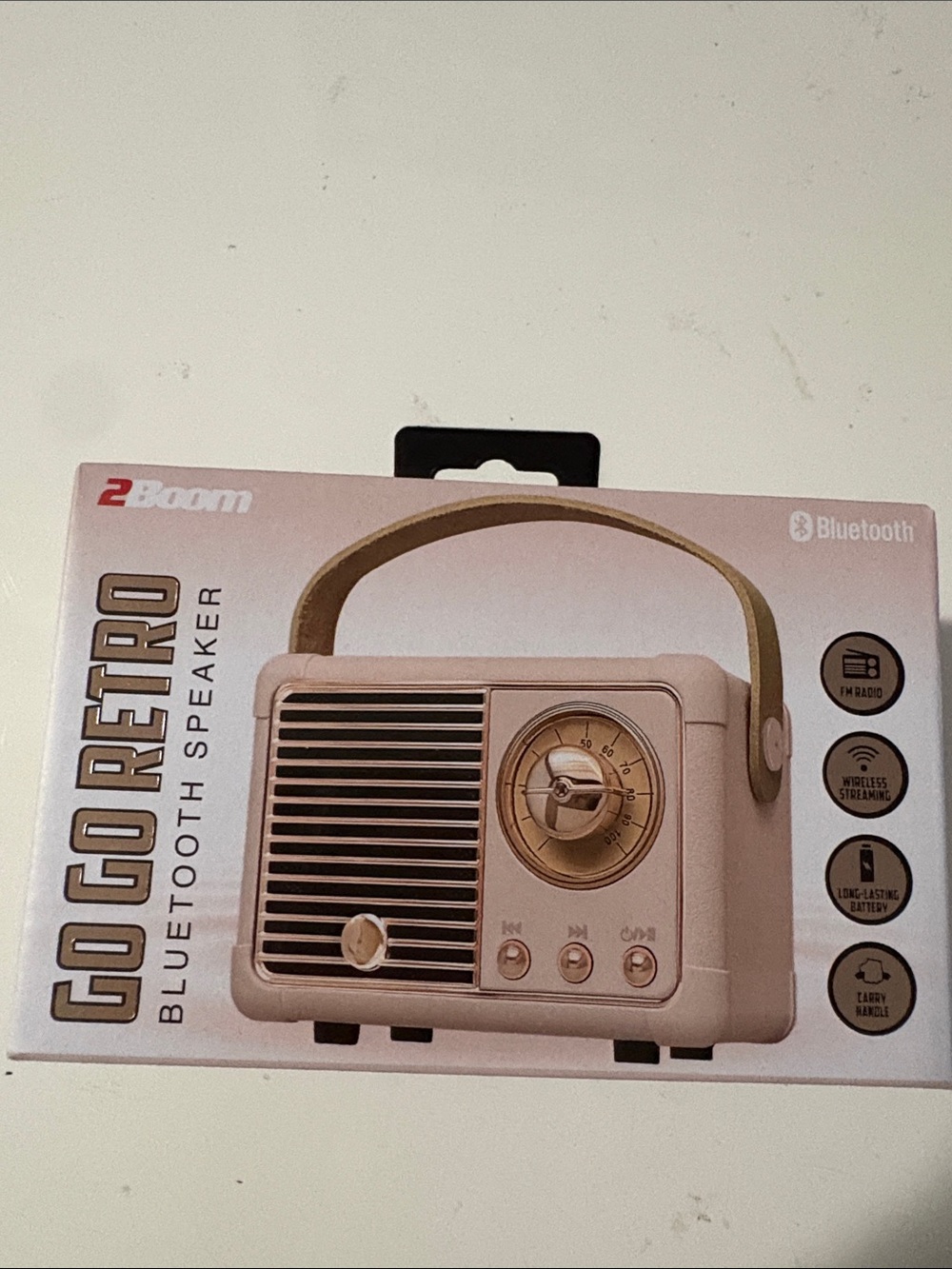 Go Go Retro Bluetooth Speaker - Pink